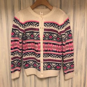 OshKosh Girls Crew Neck Button up Sweater